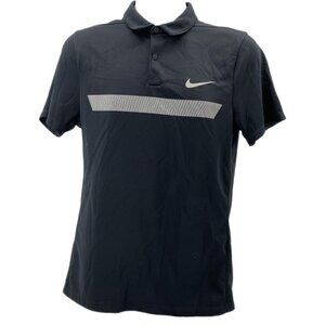 Nike Black Classic Short Sleeve Polo Shirt | Size S